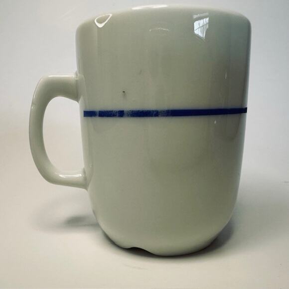 Porsgrund Porcelain Norway 65, Mini Expresso Coffee Cup/Mug White Nautical Flag - Picture 13 of 16